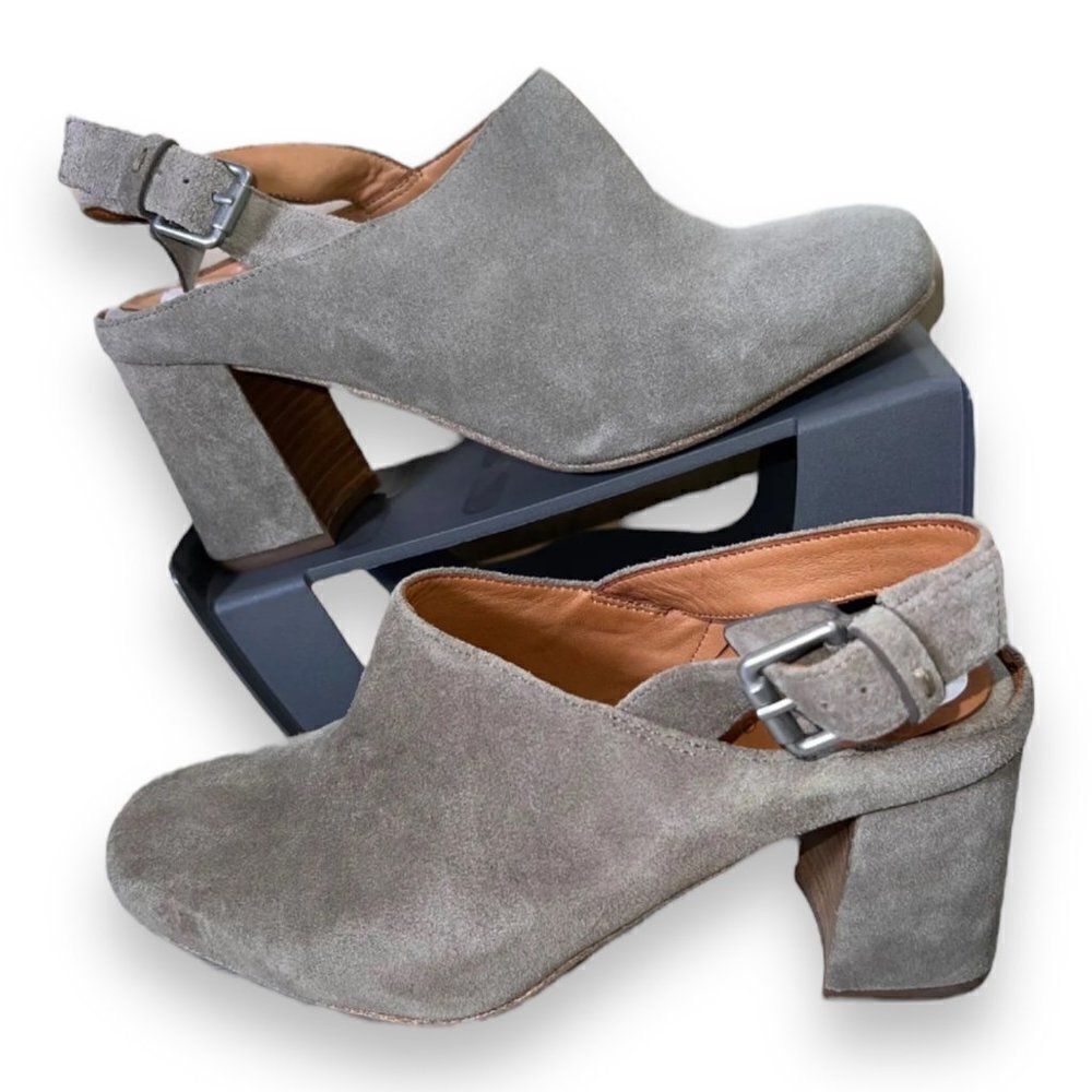 Gentle Soles by Kenneth Cole Tami Slingback Shooter Ankle Boots Sage Women's 8M‎